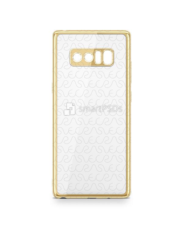Samsung Galaxy Note 8 TPU Electroplated Case Design Mock-up 2017