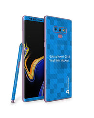 Samsung Galaxy Note 9 Vinyl Skin Design Mockup 2018 (Front-Back Angled)