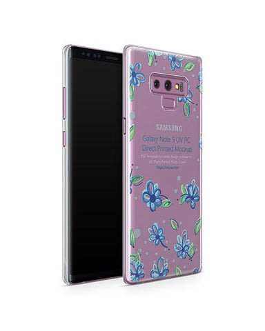 Samsung Galaxy Note 9 UV PC Clear-Frosted Case Mockup 2018