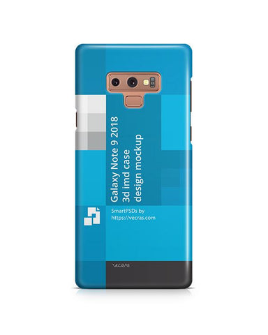 Samsung Galaxy Note 9 3d IMD Case Design Mockup 2018