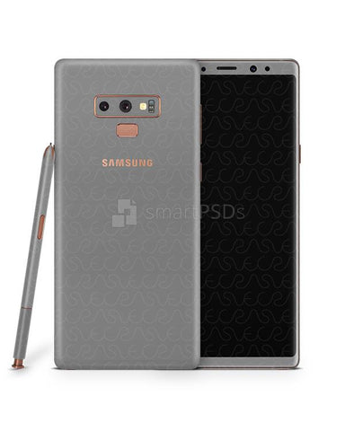 Samsung Galaxy Note 9 Vinyl Skin Design Mockup 2018