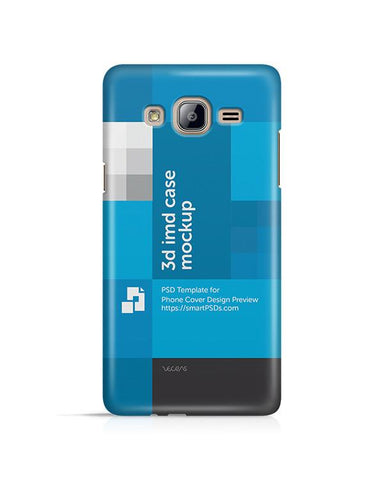 Samsung Galaxy On5 Pro 3d IMD Mobile Case Design Mockup 2016