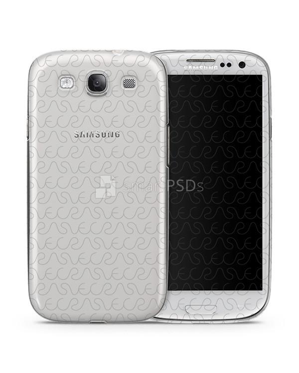 Samsung Galaxy S3 TPU Clear Mobile Case Design Mockup 2012