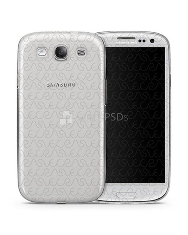 Samsung Galaxy S3 TPU Clear Mobile Case Design Mockup 2012