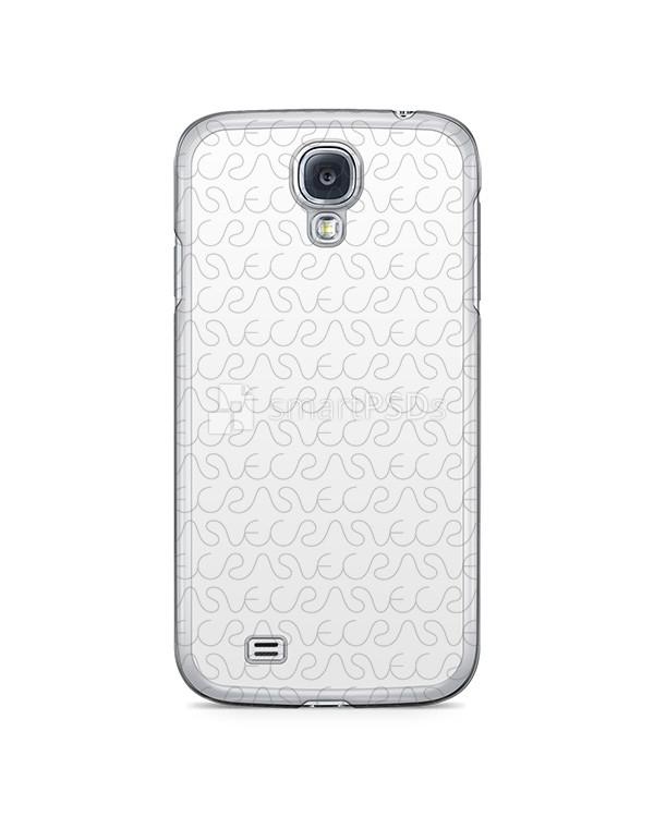 Samsung Galaxy S4 2d Clear Mobile Case Design Mockup 2013