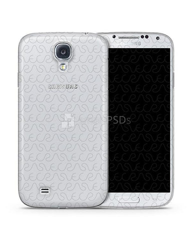 Samsung Galaxy S4 TPU Clear Mobile Case Design Mockup 2013