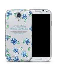 Samsung Galaxy S4 TPU Clear Mobile Case Design Mockup 2013