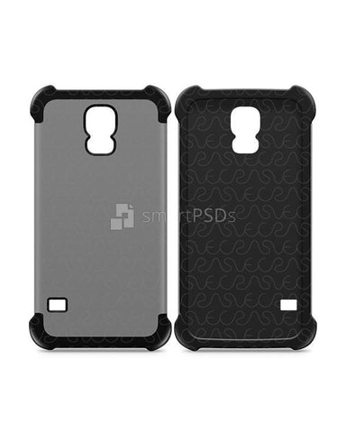 Samsung Galaxy S5 3d 2-in-1 Hybrid Mobile Case Design Mockup 2014