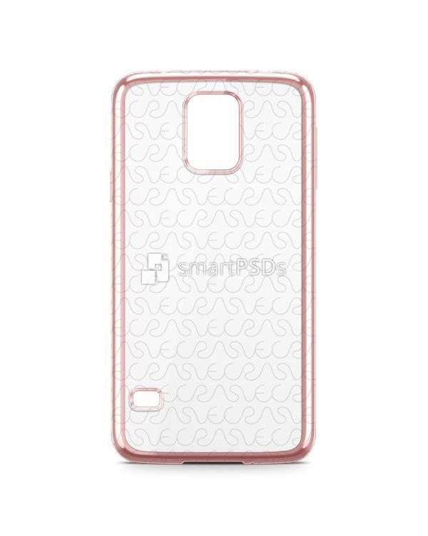 Samsung Galaxy S5 TPU Electroplated Case Design Mock-up 