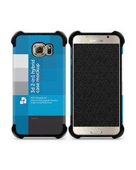 Samsung Galaxy S6 3d 2-in-1 Hybrid Mobile Case Design Mockup 2015