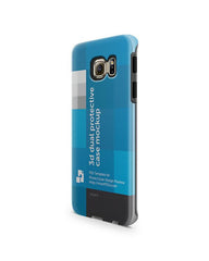 Samsung Galaxy S6 Edge 3d Dual Protective Mobile Case Design Mockup 2015