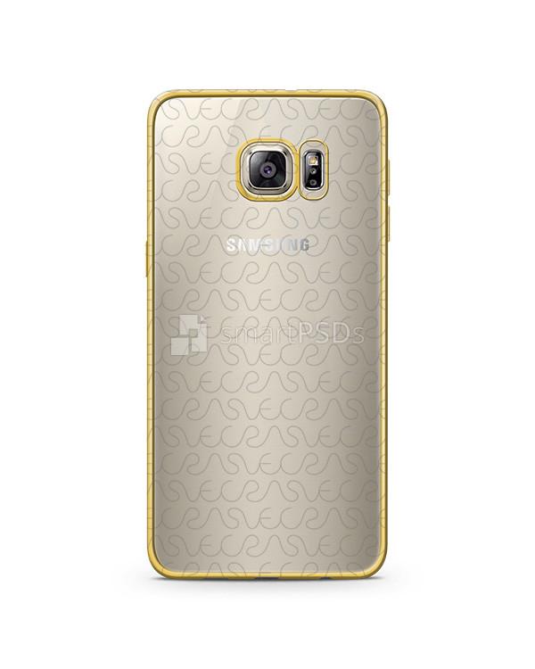Samsung Galaxy S6 Edge Plus TPU Electroplated Mobile Case Design Mockupe 2015