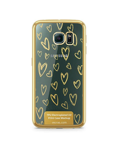 Samsung Galaxy S6 Edge TPU Electroplated Case Design Mock-up