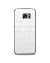 Samsung Galaxy S7 2d Clear Mobile Case Design Mockup 2016