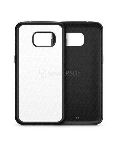Samsung Galaxy S7 2d RubberFlex Case Design Mockup 2016 (V2)