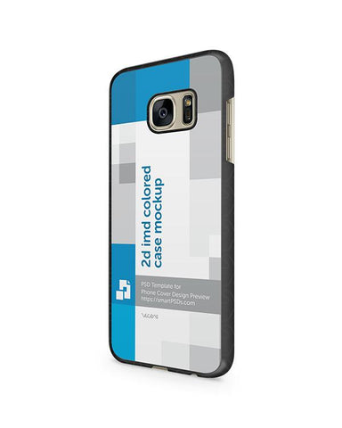 Samsung Galaxy S7 2d IMD Colored Mobile Case Design Mockup 2016