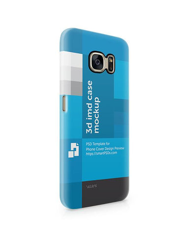 Samsung Galaxy S7 3d IMD Mobile Case Design Mockup 2016