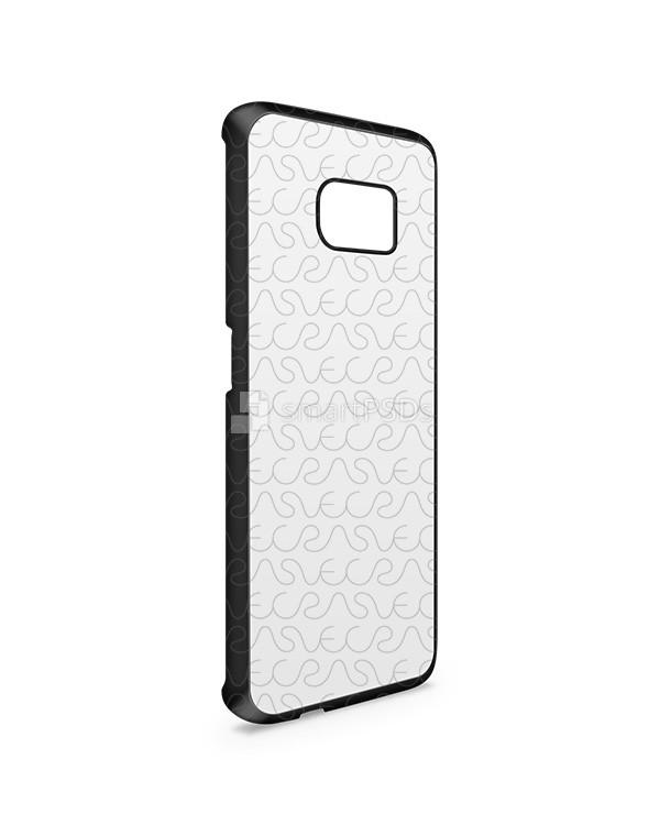 Samsung Galaxy S7 Edge 2d IMD Colored Mobile Case Design Mockup 2016