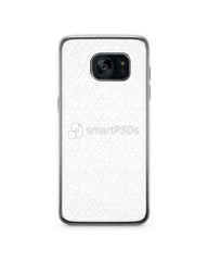 Samsung Galaxy S7 Edge 2d Flexi Clear Case Design Mockup 2016