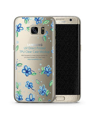 Samsung Galaxy S7 Edge UV TPU Clear Mobile Case Design Mockup 2016