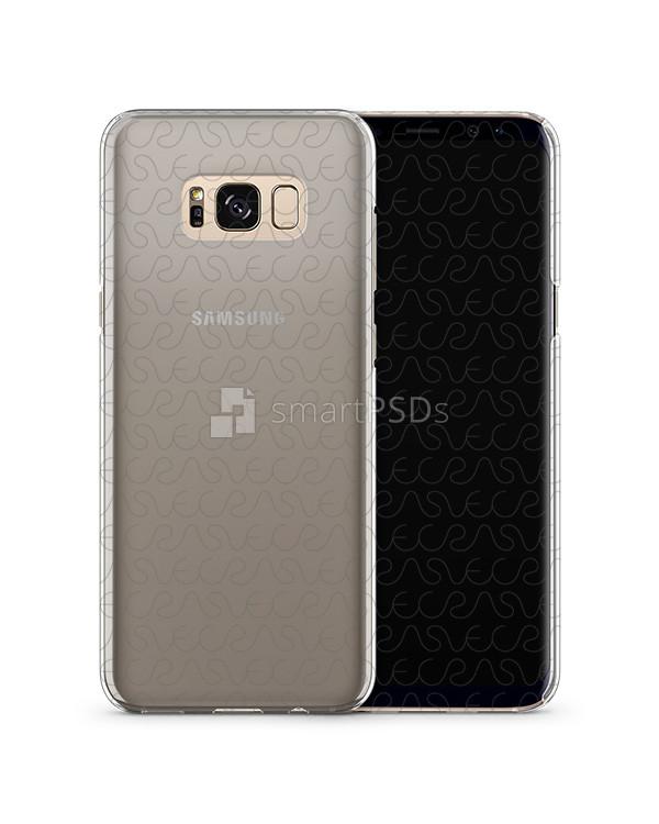 Samsung Galaxy S8 Plus 3d Crystal Mobile Case Design Mockup 2017