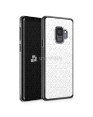 Samsung Galaxy S9 2d PC Clear Case Design Mockup 2018 (Front-Back Angled)
