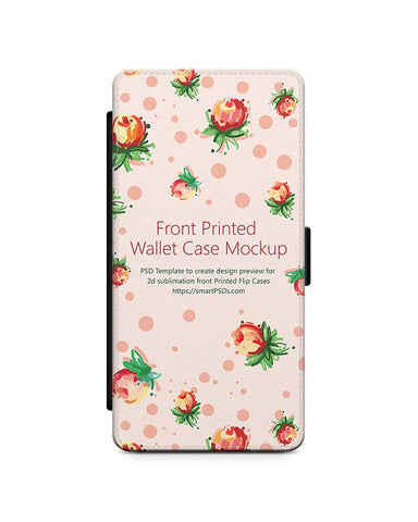 Samsung Galaxy S9 2d Wallet Case Design Mockup 2018 (Front-Back)