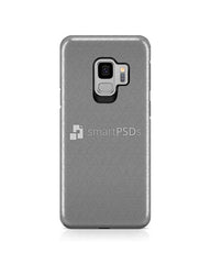 Samsung Galaxy S9 3d IMD Film Case Design Mockup 2018 (Black Cam Hole)