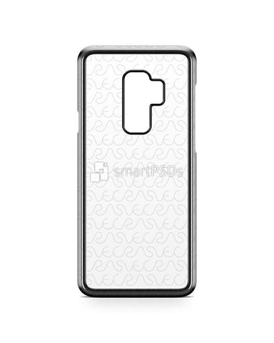 Samsung Galaxy S9 Plus 2d PC Colored Mobile Case Design Mockup 2018