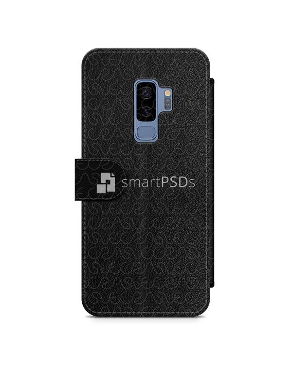 Samsung Galaxy S9 Plus 2d Wallet Case Design Mockup 2018 (Front-Back)