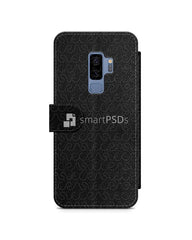 Samsung Galaxy S9 Plus 2d Wallet Case Design Mockup 2018 (Front-Back)