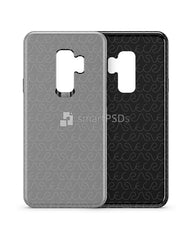 Samsung Galaxy S9 Plus 3d Dual Protective TPU Cover Design Template (3 Views)