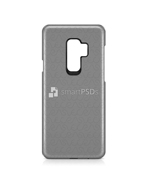Samsung Galaxy S9 Plus 3d IMD Film Case Design Mockup 2018 (Black Cam Hole)