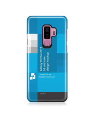 Samsung Galaxy S9 Plus 3d IMD Film Case Design Mockup 2018 (Black Cam Hole)