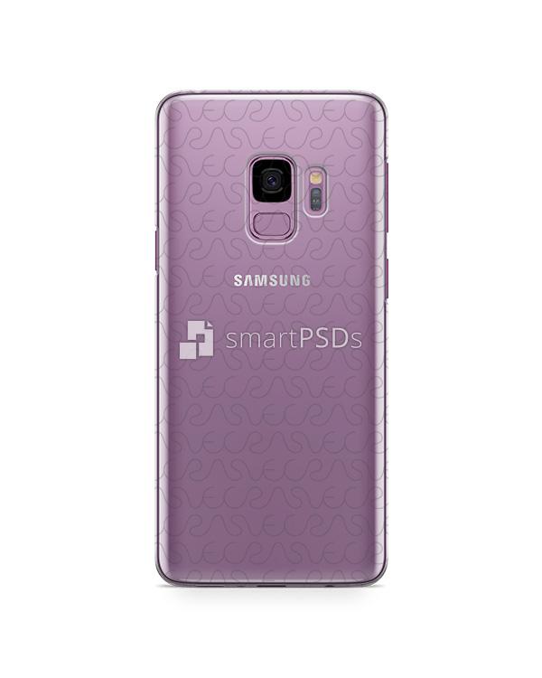 Samsung Galaxy S9 UV PC Clear Case Design Mockup 2018
