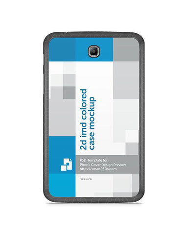 Samsung Galaxy Tab 3 P3200 2d IMD Colored Tablet Case Design Mockup