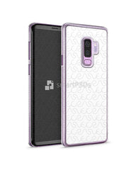 Samsung Galaxy S9 Plus 2d PC Clear Case Design Mockup 2018 (Front-Back Angled)