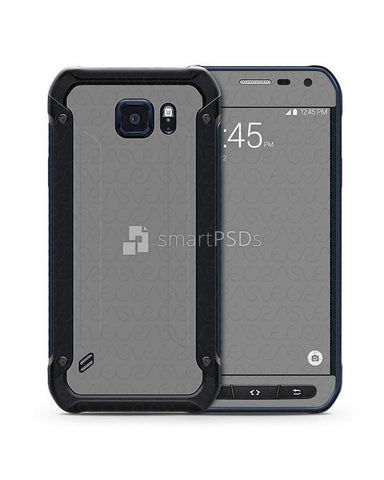 Samsung Galaxy S6 Active Mobile Skin Design Template