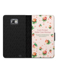 Samsung Galaxy S2 2d Wallet Mobile Case Design Mockup 2011
