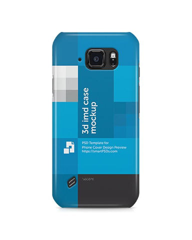 Samsung Galaxy S6 Active 3d IMD Mobile Case Design Mockup 2015
