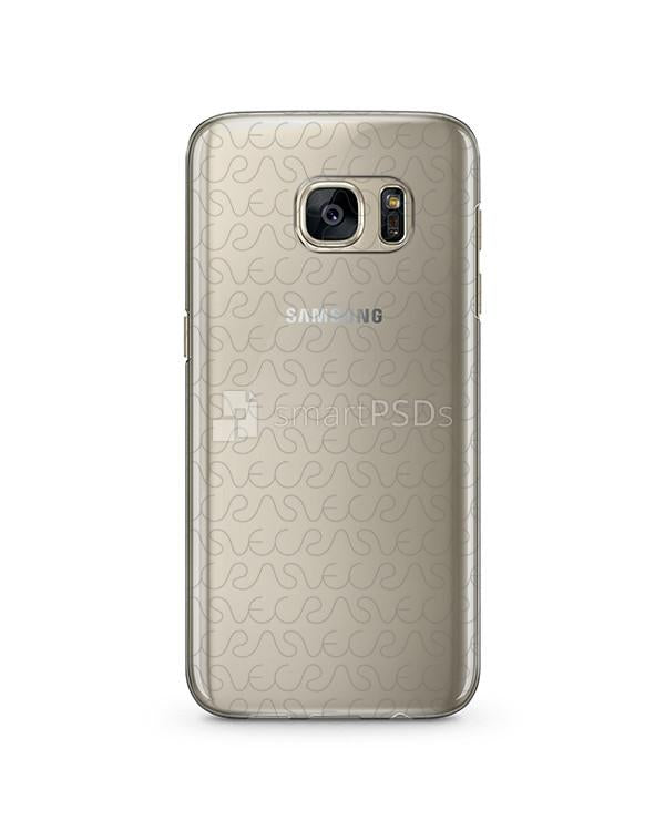 Samsung Galaxy S7 3d Crystal Mobile Case Design Mockup 2016