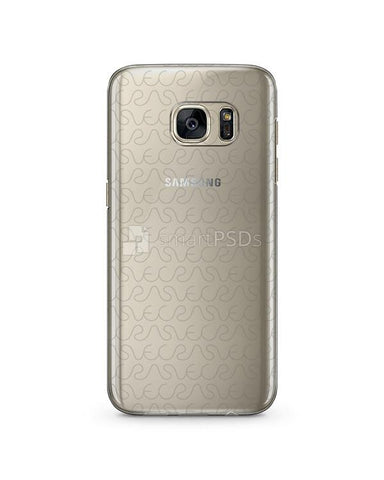 Samsung Galaxy S7 3d Crystal Mobile Case Design Mockup 2016