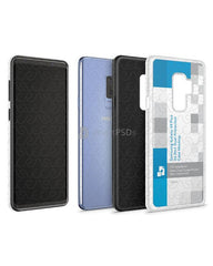 Samsung Galaxy S9 Plus 2d 2in1 Heavy Duty Case Design Mockup 2018