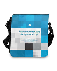 Shoulder Bag Small Mockup for Sublimation Preview Design - 3 Views