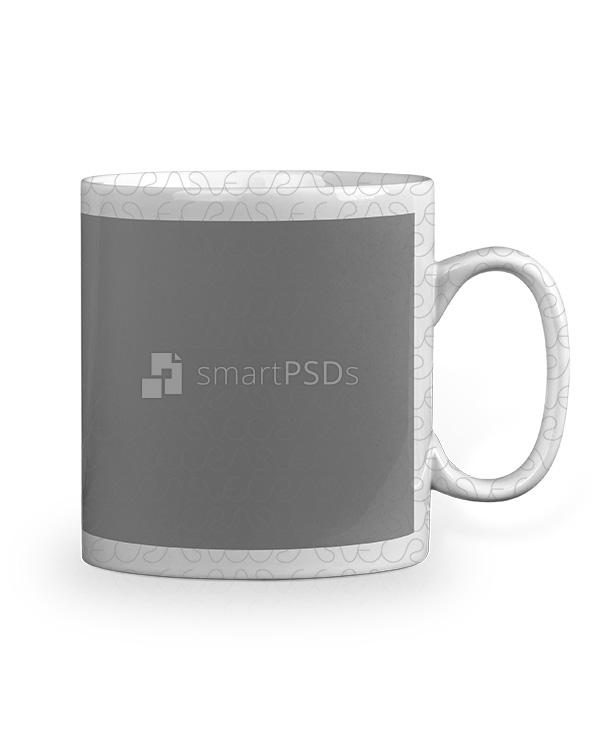 Small White Coffee Mug Design Mockup