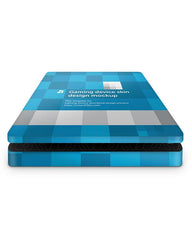 PS4 Slim Console Skin Design Template- 3 Views