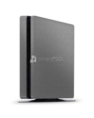 PS4 Slim Console Skin Design Template- 3 Views