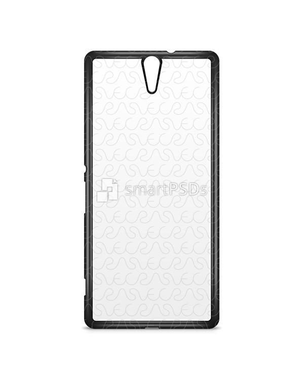 Sony Xperia C5 Ultra 2d IMD Colored Mobile Case Design Mockup 2015