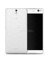 Sony Xperia C5 Ultra UV TPU Clear Case Design Mockup 2015