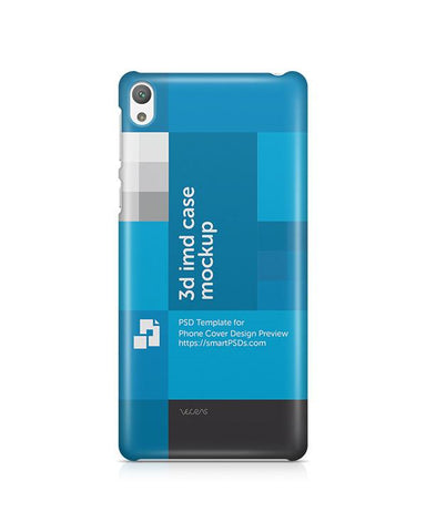 Sony Xperia E5 3d IMD Mobile Case Design Mockup 2016